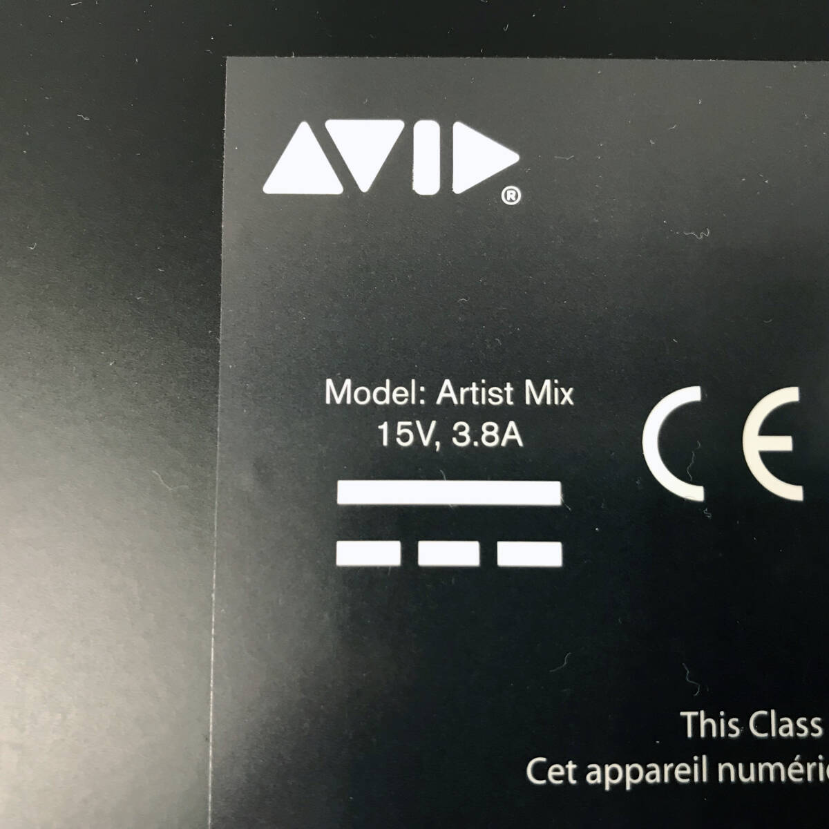 【送料無料】AVID アビッド Artist MIX DAW コントローラー pro tools 通電確認 I0209-3　_画像2