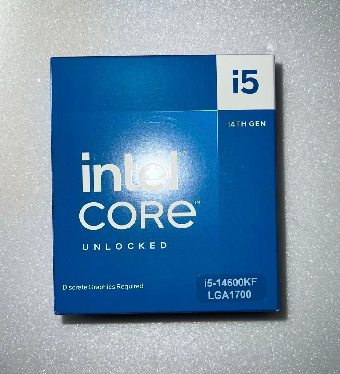 Intel Core i5 14600kf 本体のみ使用時間少ない 動作確認済み Intel Core i5 14600kf 本体のみ使用時間少ない 動作確認済み