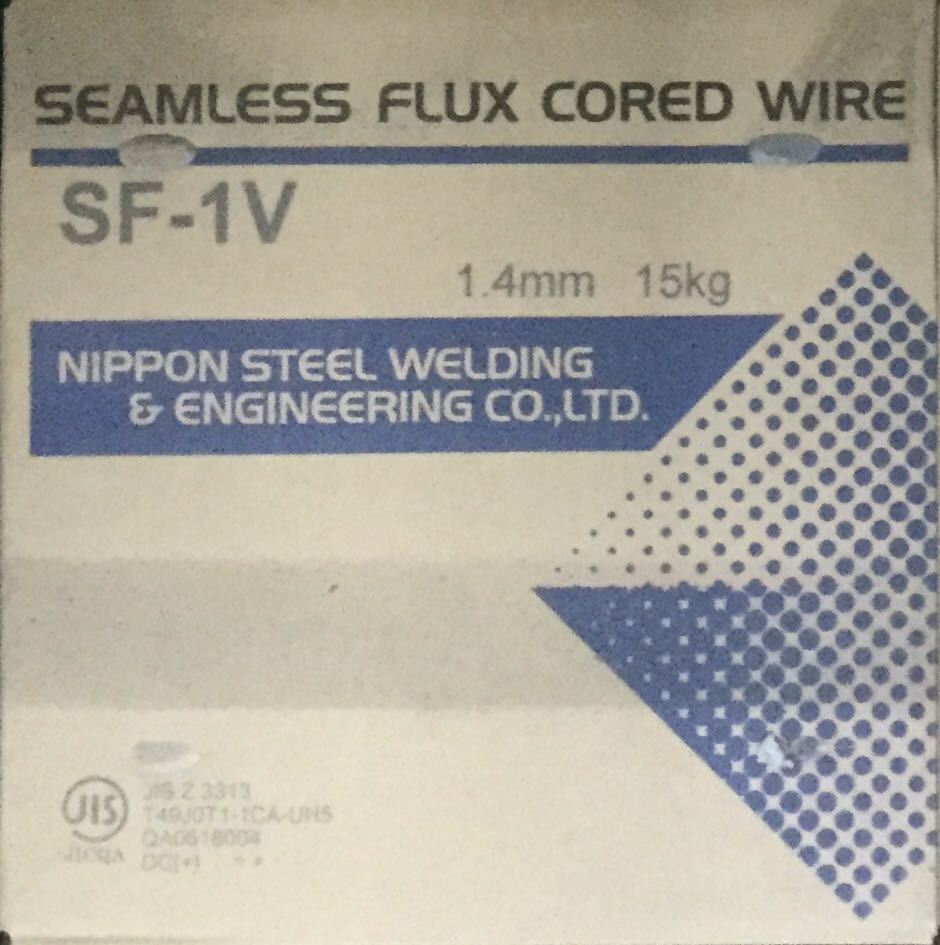 軟鋼 SF-1V 1.4 x 15Kg フラックス入りワイヤ 日鉄 溶接 溶接棒 溶接ワイヤ 溶接ワイヤー_画像1
