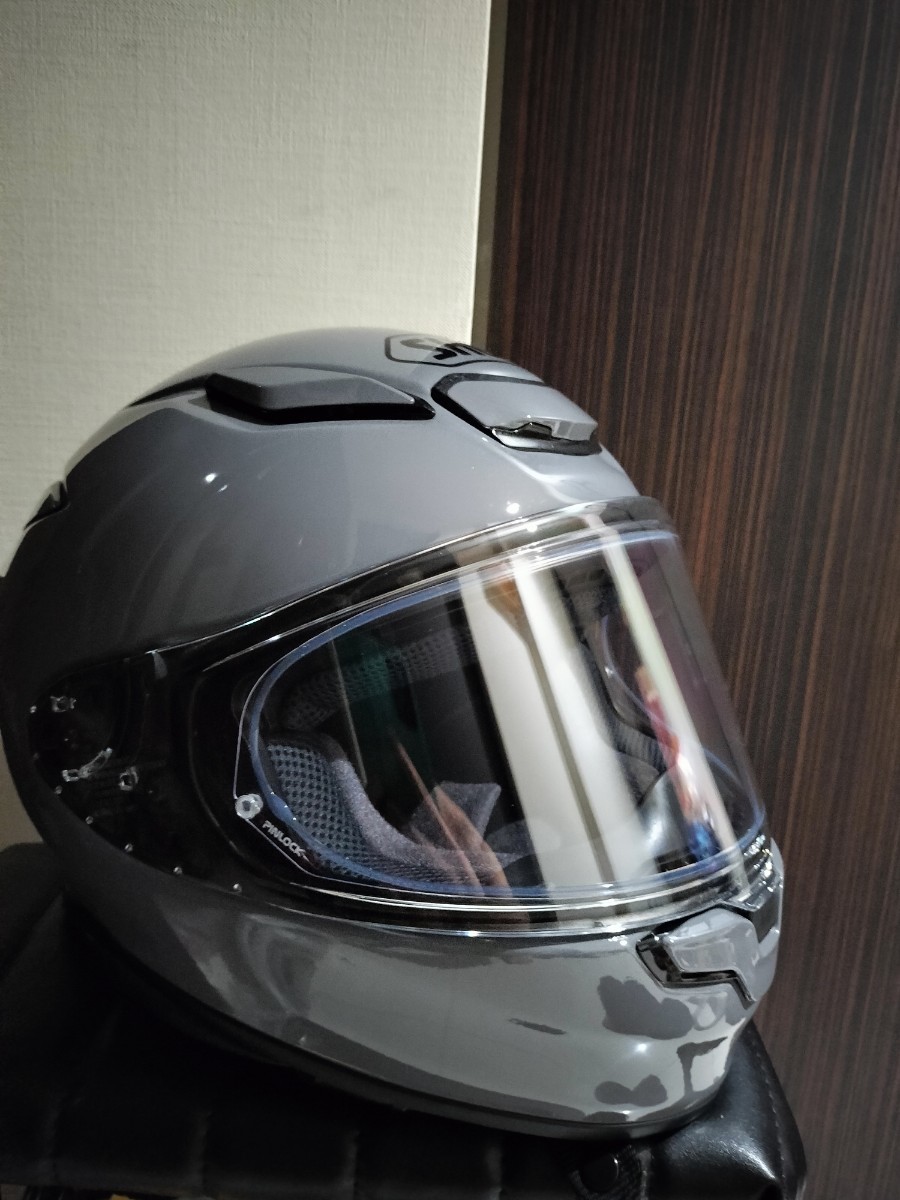 超美品 SHOEI ショウエイ フルフェイスヘルメット Z-8 Lサイズ バサルトグレー バイク OGK Arai AGV の画像1