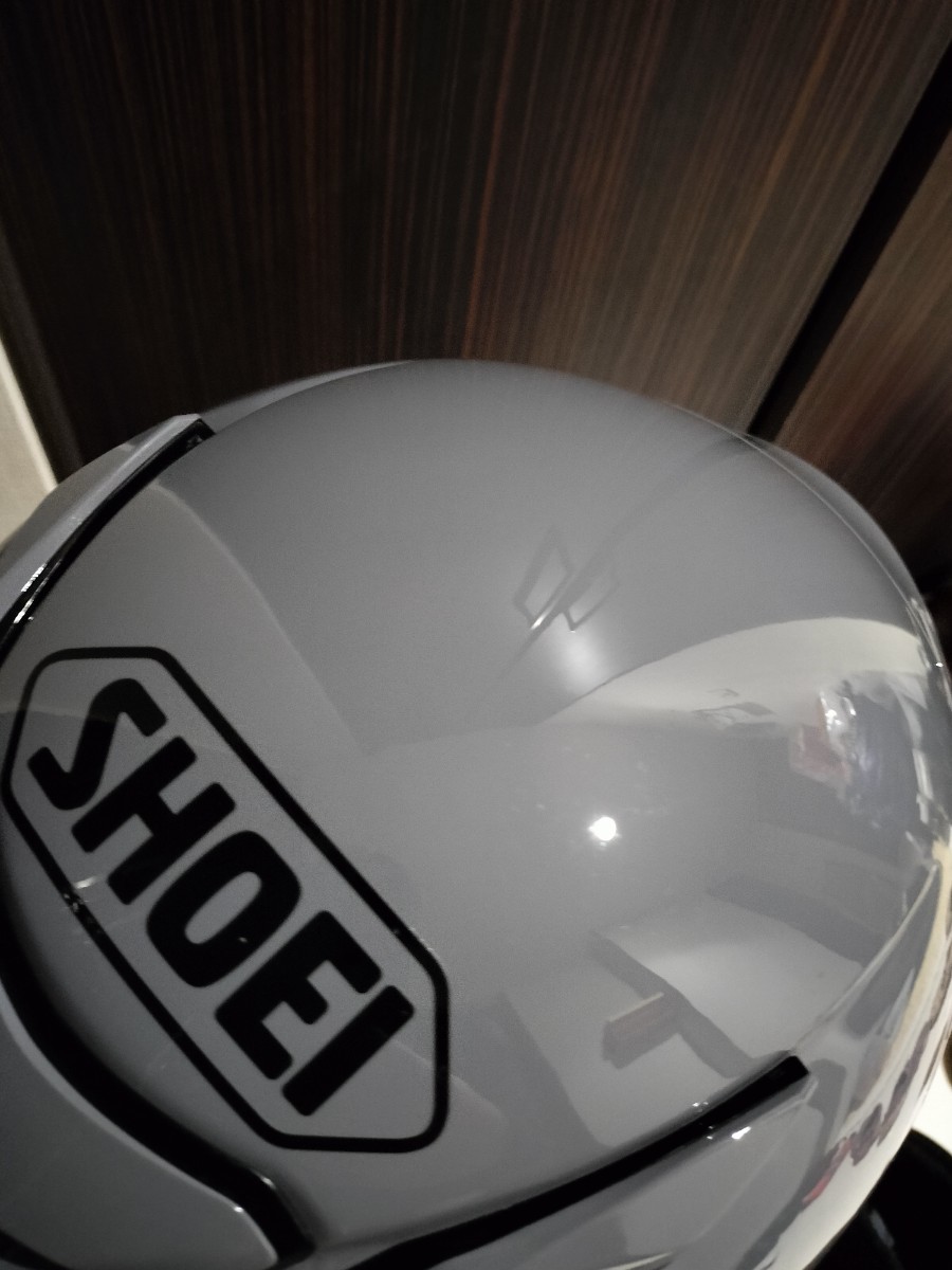 超美品 SHOEI ショウエイ フルフェイスヘルメット Z-8 Lサイズ バサルトグレー バイク OGK Arai AGV の画像6
