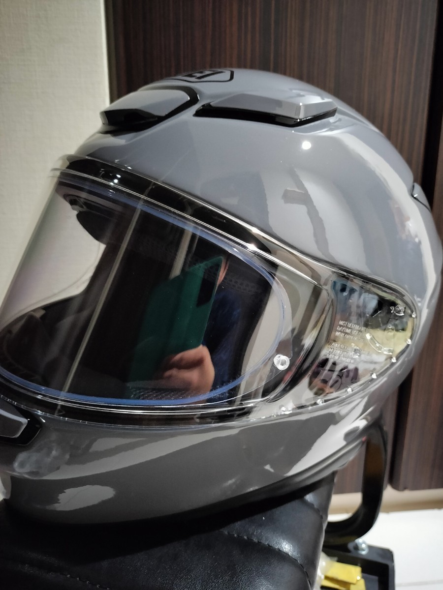 超美品 SHOEI ショウエイ フルフェイスヘルメット Z-8 Lサイズ バサルトグレー バイク OGK Arai AGV の画像5