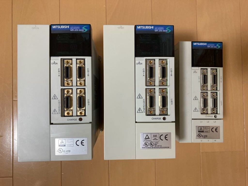 【中古品】三菱電機 MELCO サーボアンプ MR-J2S-350B MR-J2S-60B_画像1