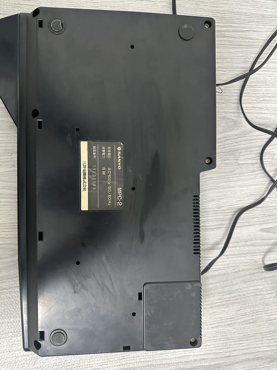 サンヨー SANYO MSXパソコン WAVY2(MPC-2) 通電OK、動作未確認＊ジャンク品_画像3