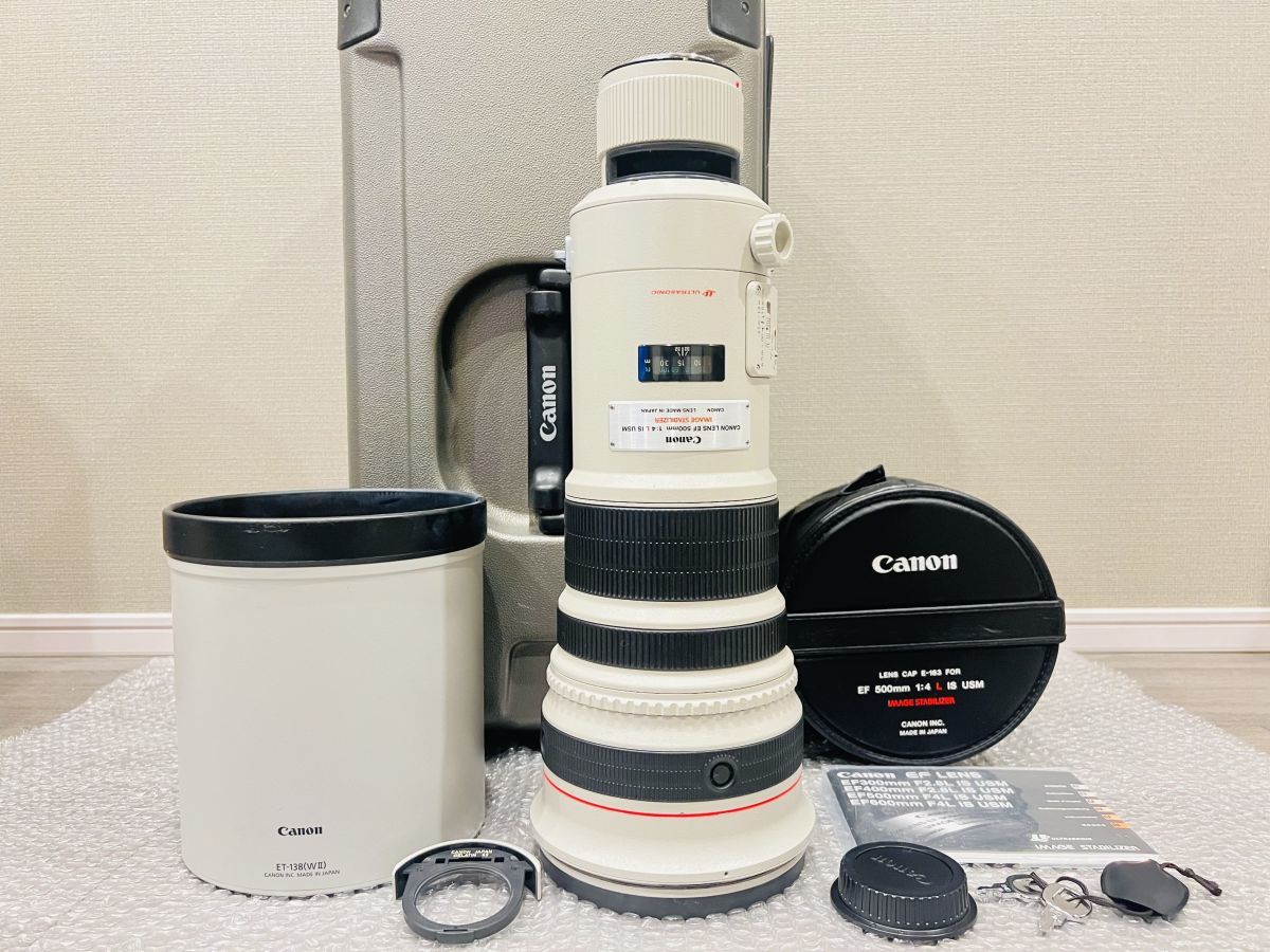 ■美品■CANON EF 500mm F4 L IS USM■Y371 キャノン_限定一台！