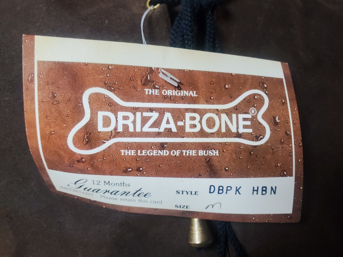 未使用 保管品 オーストラリア製 DRIZA BONE オイルドコットン スモック パーカー ブラウン オイルドジャケット デッドストック★to-05_画像5