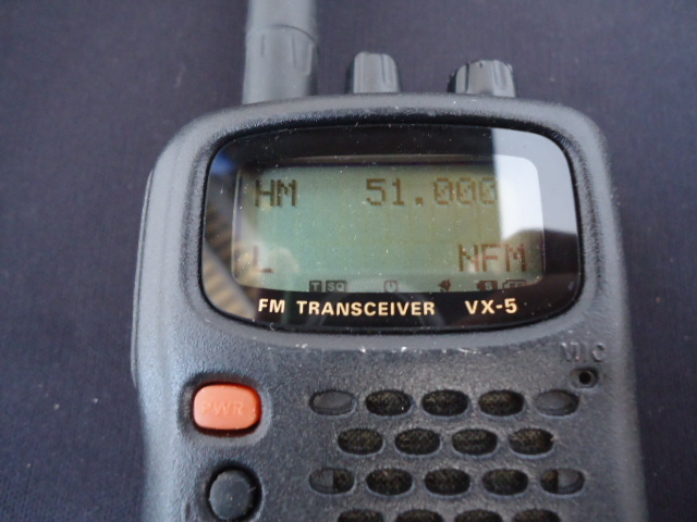 M073　八重洲　無線機+外部スピーカーマイク　VX-5・MH-4_画像4