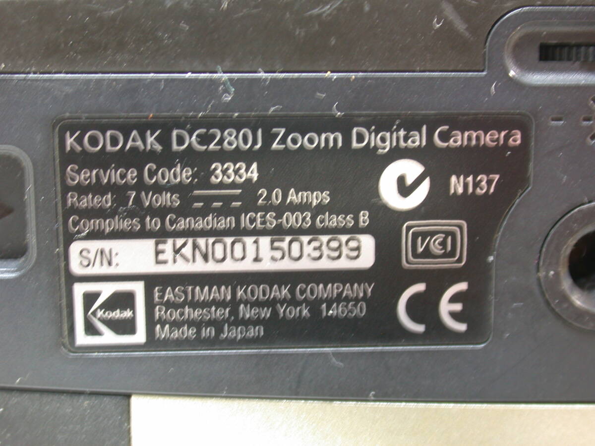 コダックブルー/動作確認済/KODAK-DC280J ZOOM_画像6