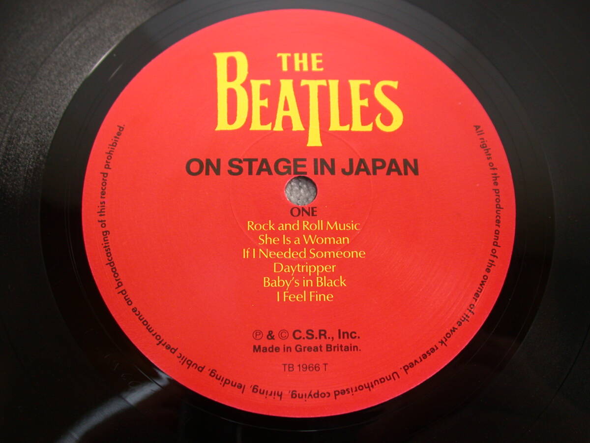即決/1966英国盤?/BEATLES/伝説の武道館ライヴ/ON STAGE IN JAPAN ライヴ.ザ.ビートルズ/TB-1966T_画像3