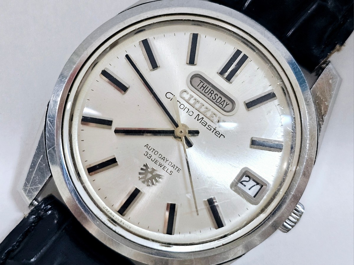 CITIZEN シチズン Chrono Master クロノマスター 33石【2929Y】AUTOMATIC 紳士用腕時計 デイデイト 大鷲メダリオン_画像1