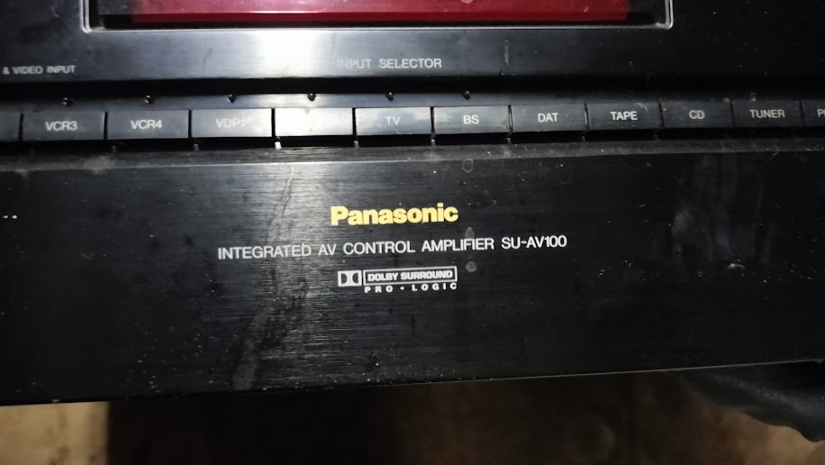 Panasonic SU-AV100　5チャンネルAVアンプ_画像3