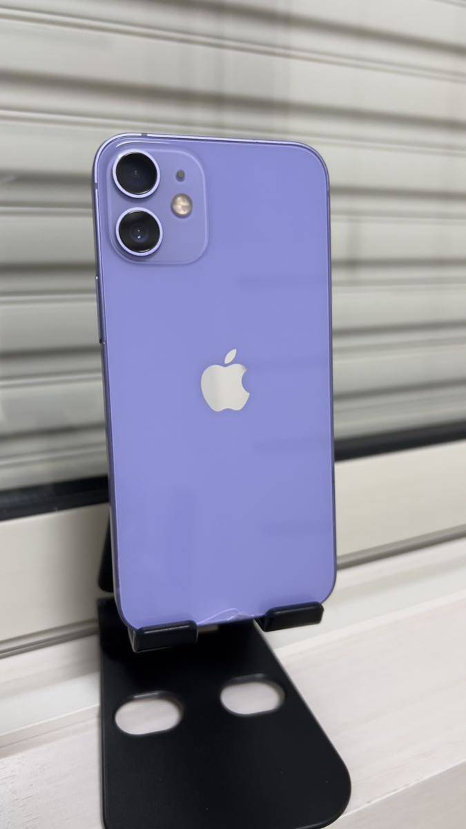 【送料無料】Apple iPhone 12 Mini 64GB デモ機 SIMフリー　パープル　最大容量100％_画像3