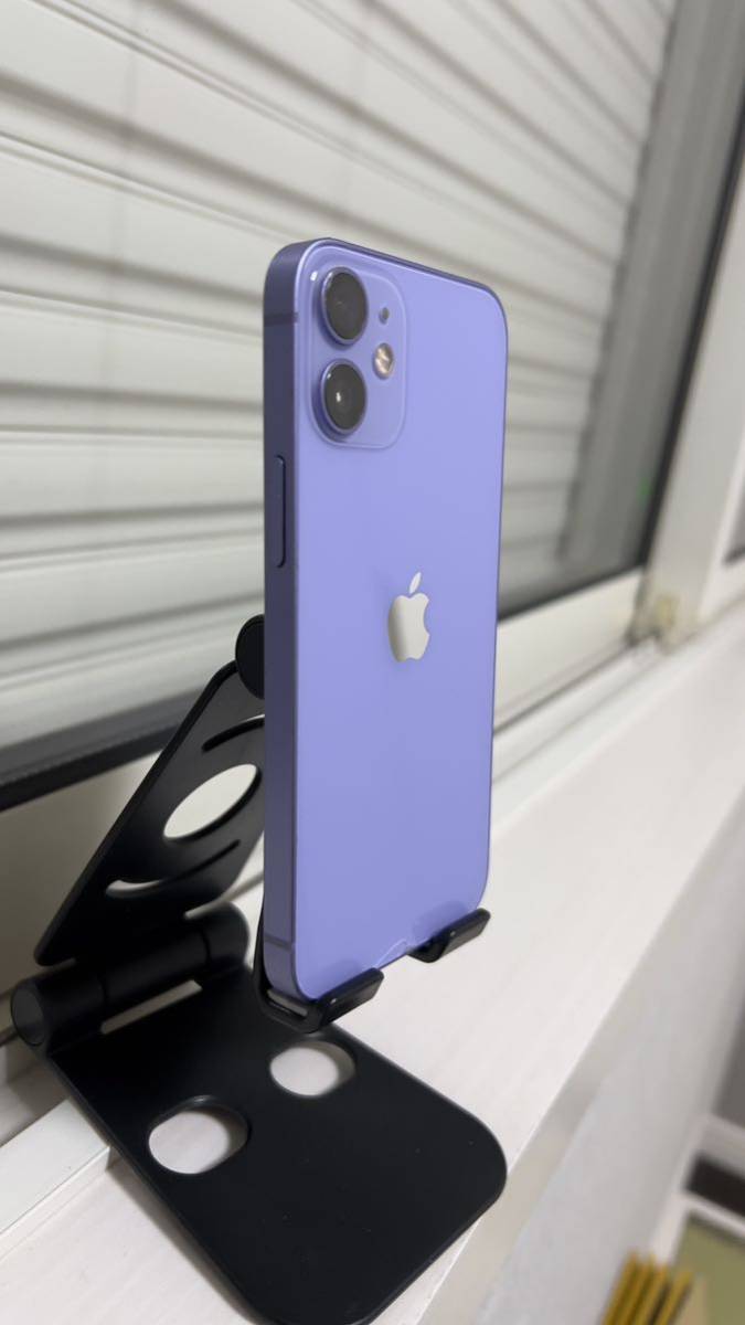 【送料無料】Apple iPhone 12 Mini 64GB デモ機 SIMフリー　パープル　最大容量100％_画像4