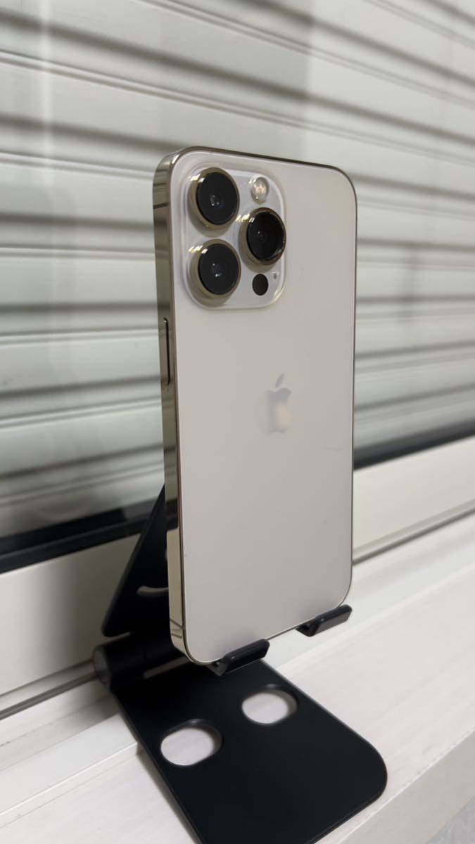 【送料無料】Apple iPhone 13 Pro 128GB デモ機 SIMフリー　ゴールド　最大容量100％　小シューシュー音有り_画像1