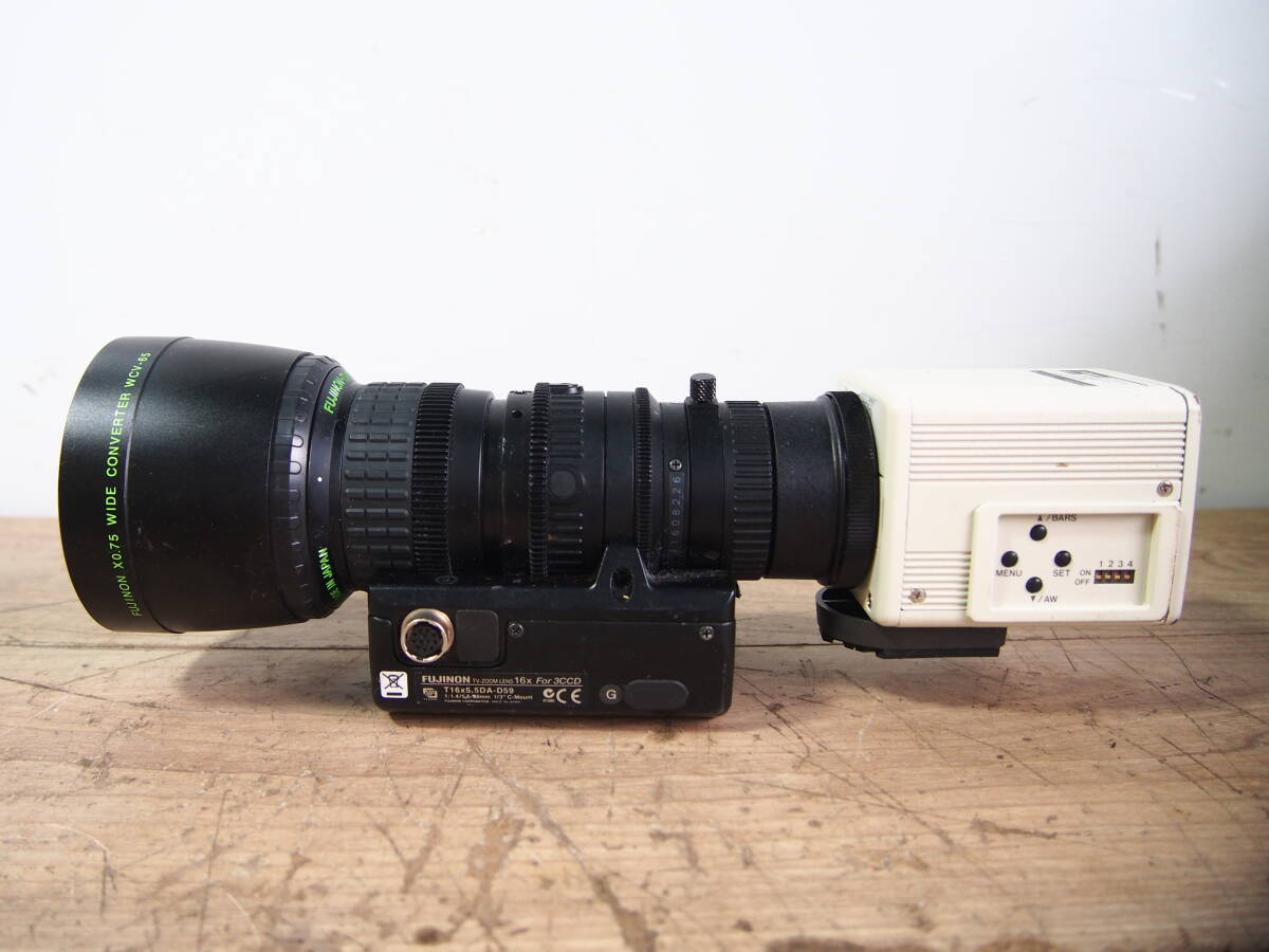 ☆【1T0209-17】 FUJINON WCV-65 FUJINON X0.75 WIDE CONVERTER TV-ZOOM LENS ジャンク_画像2