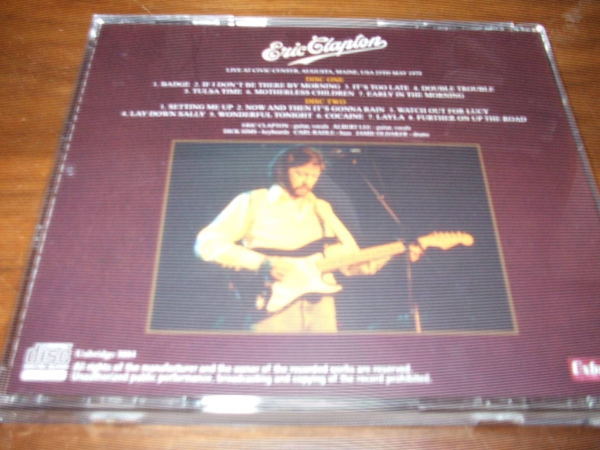 Eric Clapton《 AUGUSTA 79 》★ライブ２枚組の画像3
