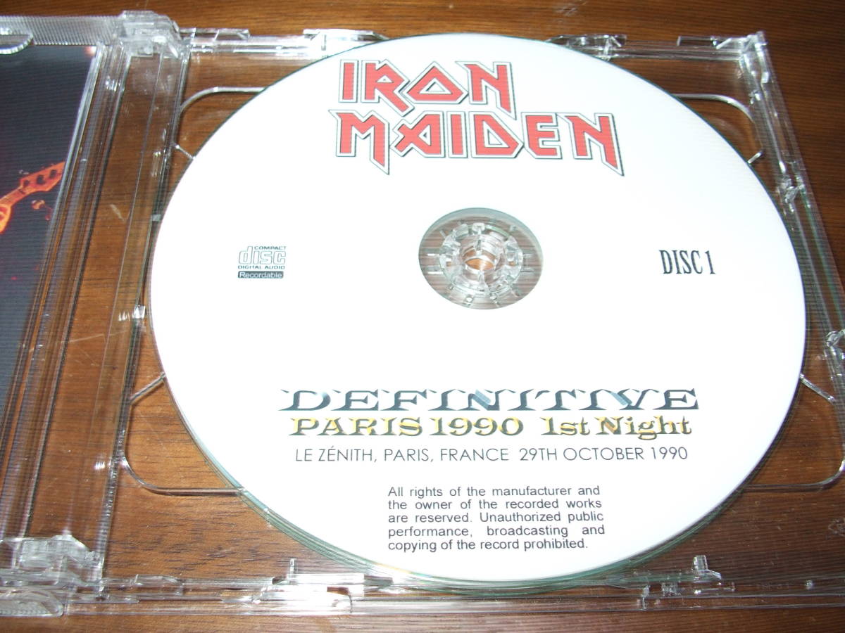 Iron Maiden《 Definitive Paris 93 》★ライブ２枚組_画像2