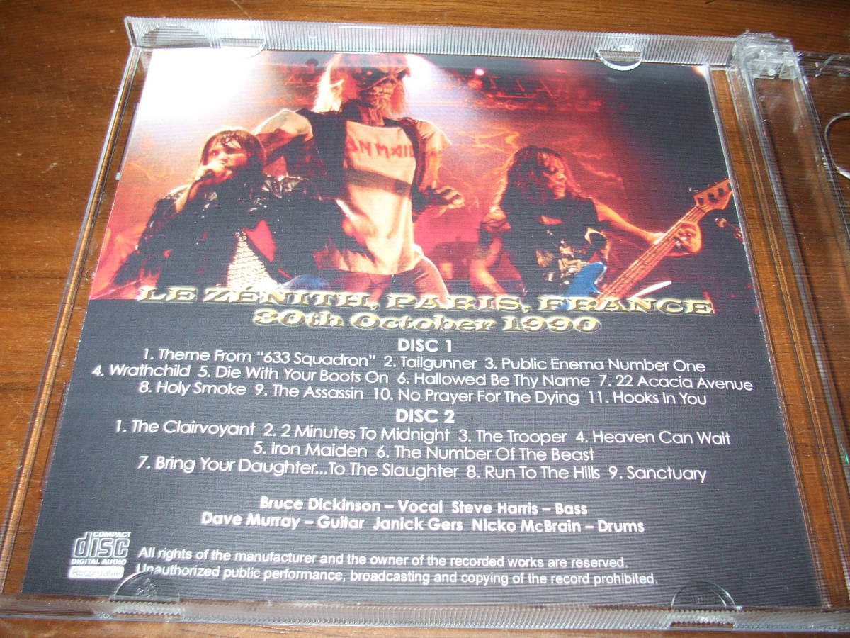 Iron Maiden《 Definitive Paris 93 》★ライブ２枚組_画像3