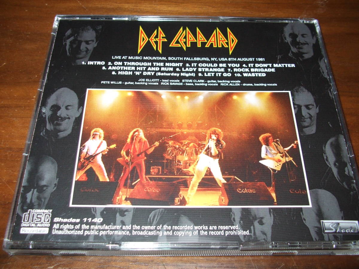 Def Leppard《 South Fallsburg 81 》★ライブ_画像3