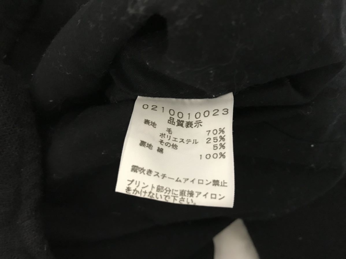 本物ゴーサンゴーイチプールオム5351POURLESHOMMESウールシャツジャケットメンズサーフミリタリービジネススーツ1S黒ブラック日本製