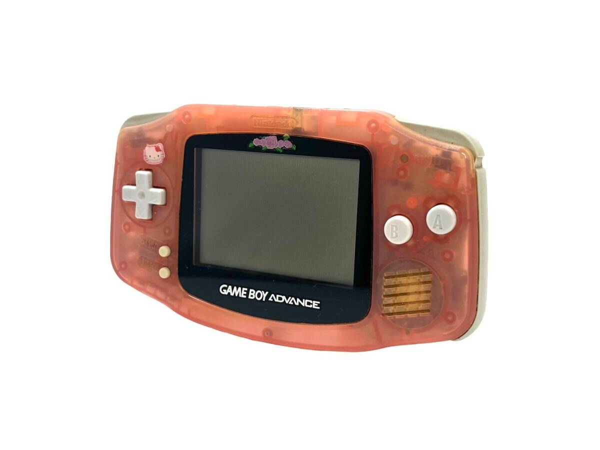 【ジャンク品/通電不可】Nintendo/任天堂 GAME BOY ADVANCE ゲームボーイアドバンス 本体 ミルキーピンク AGB-001 電池蓋欠品 (47311OM1)_画像1