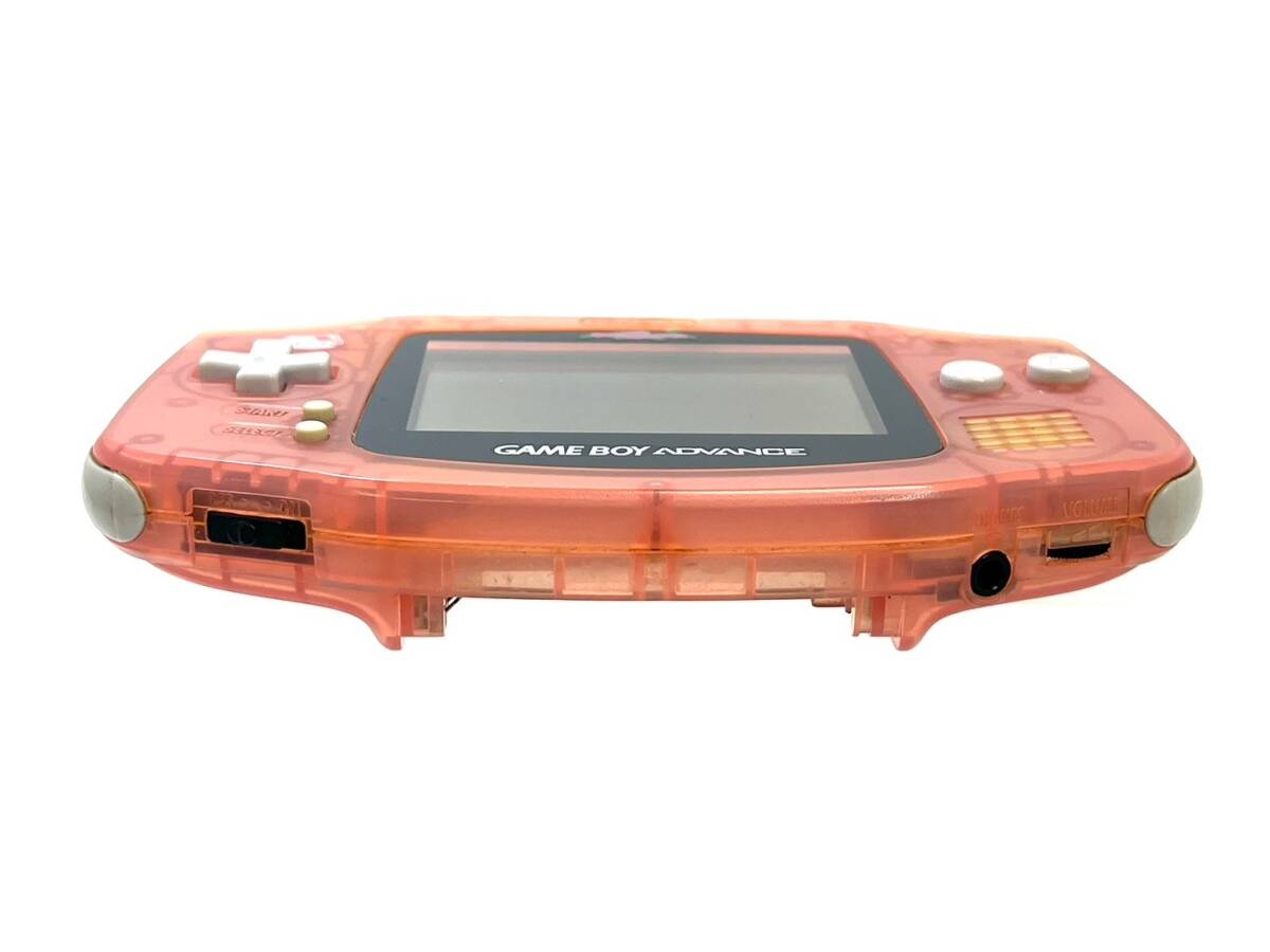 【ジャンク品/通電不可】Nintendo/任天堂 GAME BOY ADVANCE ゲームボーイアドバンス 本体 ミルキーピンク AGB-001 電池蓋欠品 (47311OM1)_画像8