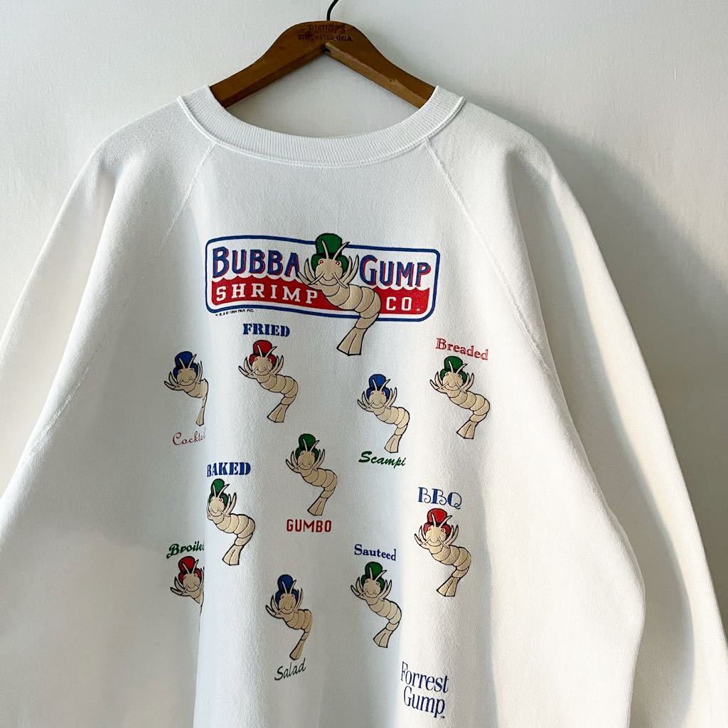 90s Forrest Gump BUBBA GUMP SHRIMP Co. スウェット 2X USA製 ビンテージ 90年代 フォレストガンプ ババガンプ オリジナル ヴィンテージ_画像1