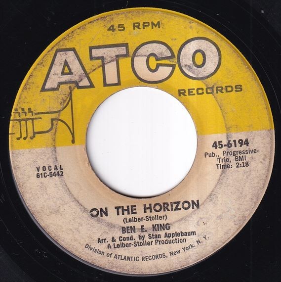 Ben E. King - Stand By Me / On The Horizon (C) L456_7インチ大量入荷しました。