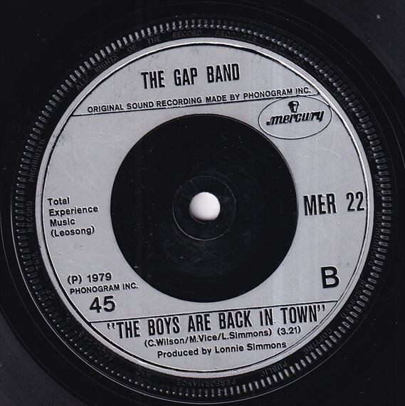 The Gap Band - Oops Up Side Your Head / The Boys Are Back In Town (A) M284_7インチ大量入荷しました。
