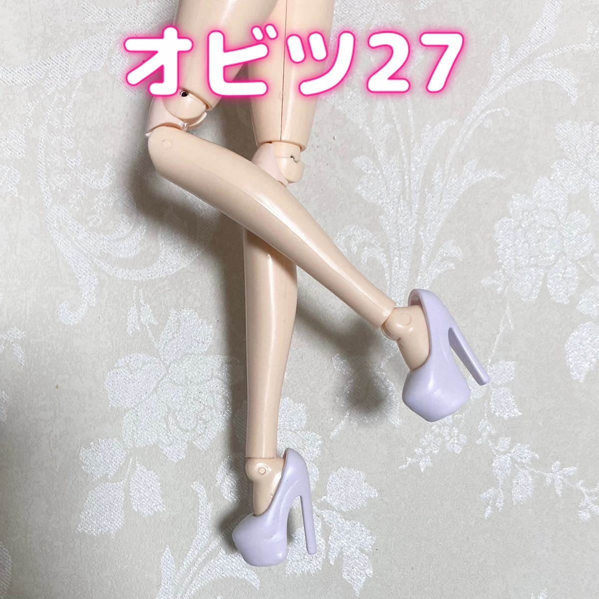 1/6 ドール ハイヒール パンプス ピンク momoko doll オビツ 22 27 シューズ バービー 人形 靴 スーパー アクション ジェニー フィギュア_画像7