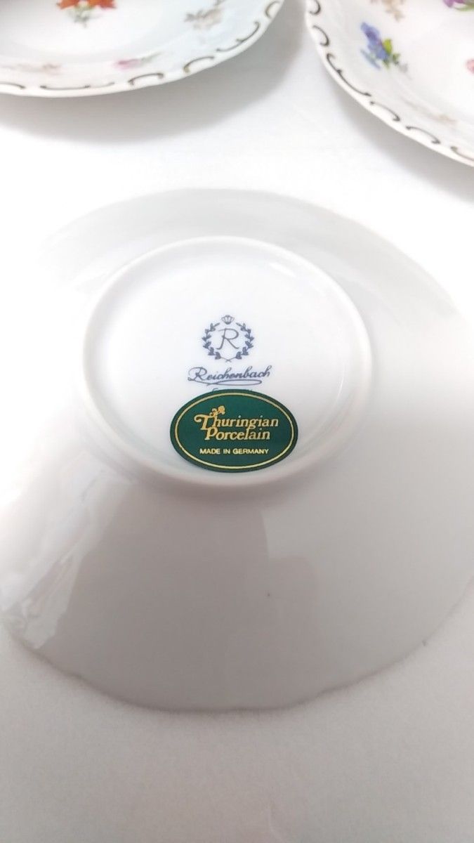 新品☆　Thuringan Porcelain　Reichenbach チューリンゲン ライヒェンバッハ 中皿1枚小皿5枚セット　