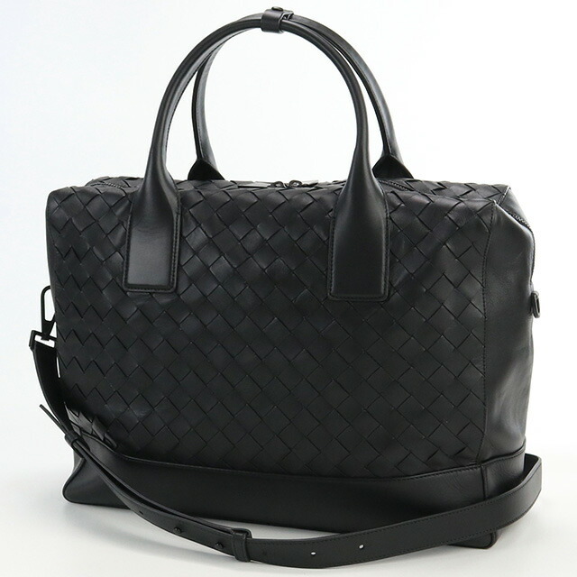 中古 ボッテガヴェネタ ブリーフケース メンズ ブランド BOTTEGA VENETA イントレチャート 2WAY 609206 VCPQ1 8984 ブラック_画像3