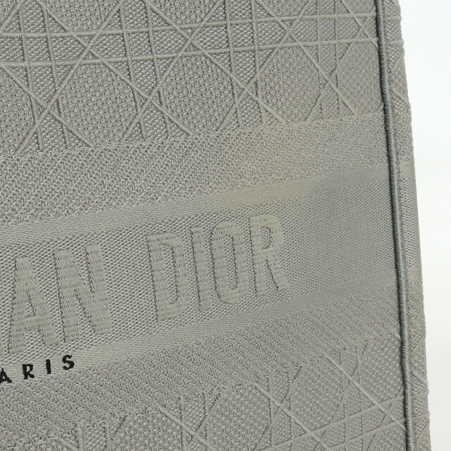 中古 クリスチャンディオール トートバッグ ユニセックス ブランド Christian Dior ブックトートバッグ ミディアム ジャガード_画像8