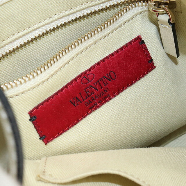  used Valentino diagonal .. shoulder bag lady's brand VALENTINO shoulder bag leather MW2B0178 BOL I16