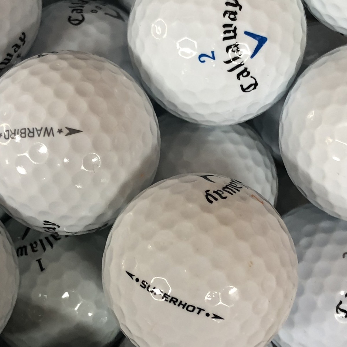 ロストボール キャロウェイ ホワイト 20個 ABランク 中古 ゴルフボール ロスト Callaway エコボール_画像3