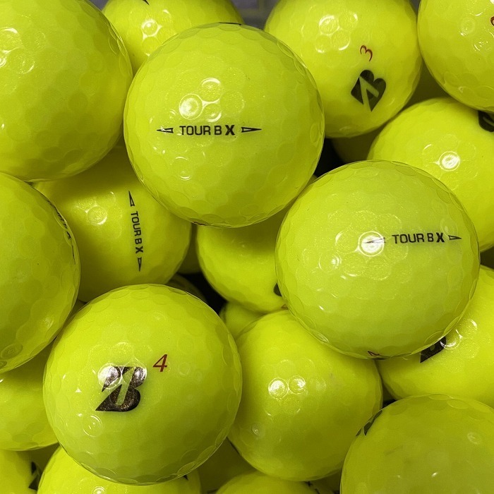 ロストボール ブリヂストン ツアーB X 2020年 イエロー 20個 ABランク 中古 ゴルフボール ロスト ブリジストン エコボール 送料無料の画像3
