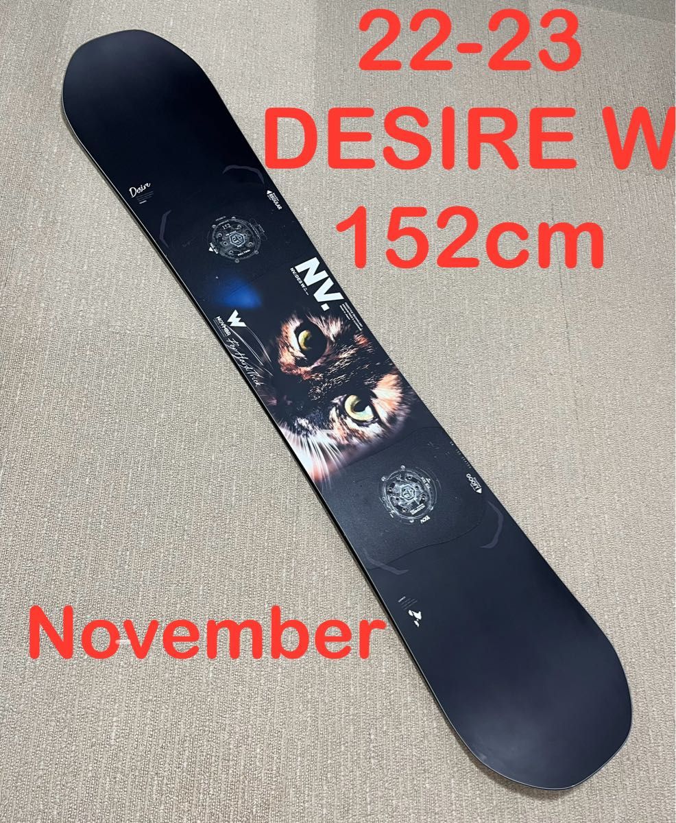 22-23 November desire W 152cm グラトリ　ダブルキャンバー　ノーベンバー　スノーボード