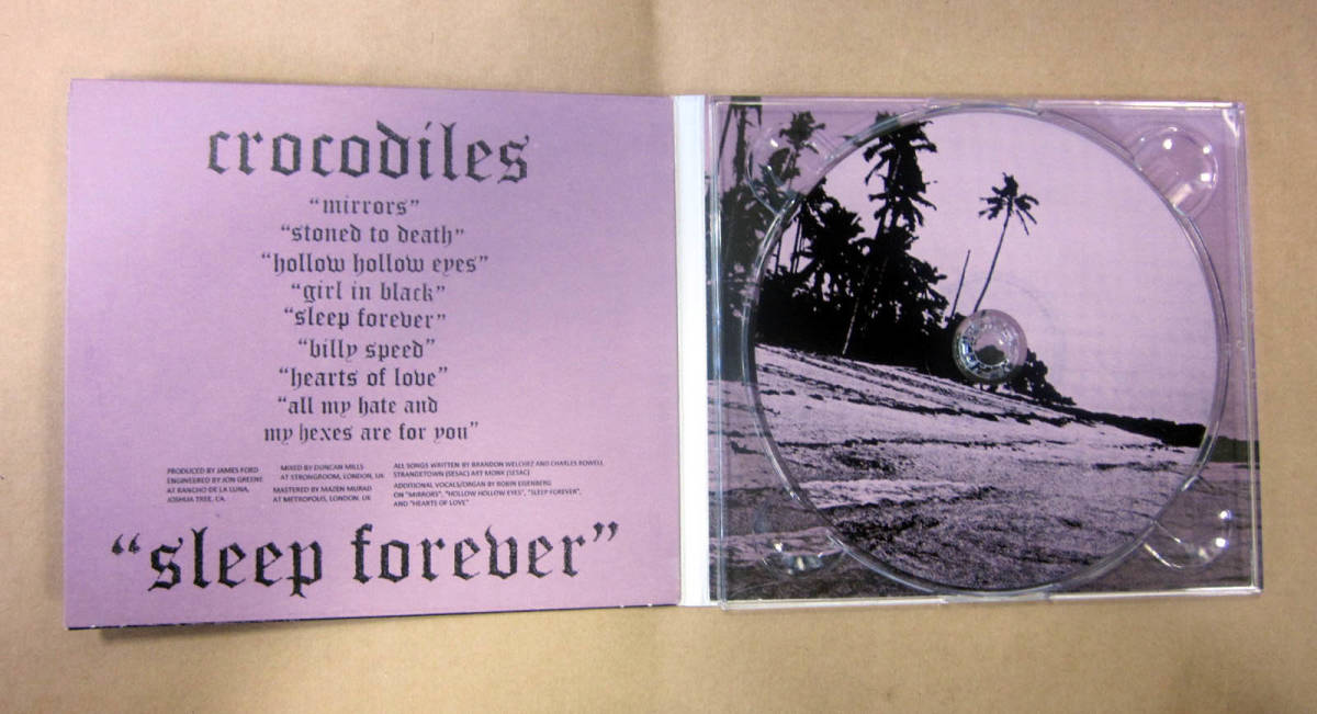 中古音楽CD　Crocodiles / Sleep Forever　管理番号1005_画像2