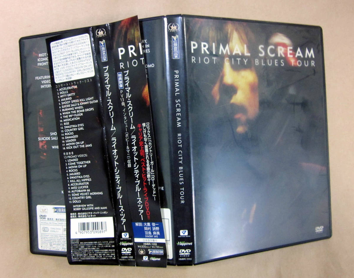  used music DVD PRIMAL SCREAM / RIOT CITY BLUES TOUR primer ru* Scream control number 1049
