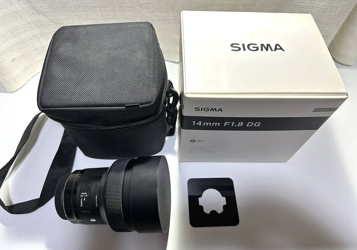 SIGMA シグマ Art 14mm F1.8 DG HSM CANON キャノン EFマウント 超広角レンズ おまけ付