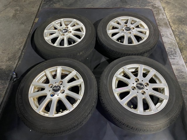 HN22S kei ZACK JP-101 MONZA アルミホイール 14×4.5J インセット45 165/70/R14 ダンロップタイヤ☆引き取り歓迎☆千葉市若葉区から出品☆_画像1