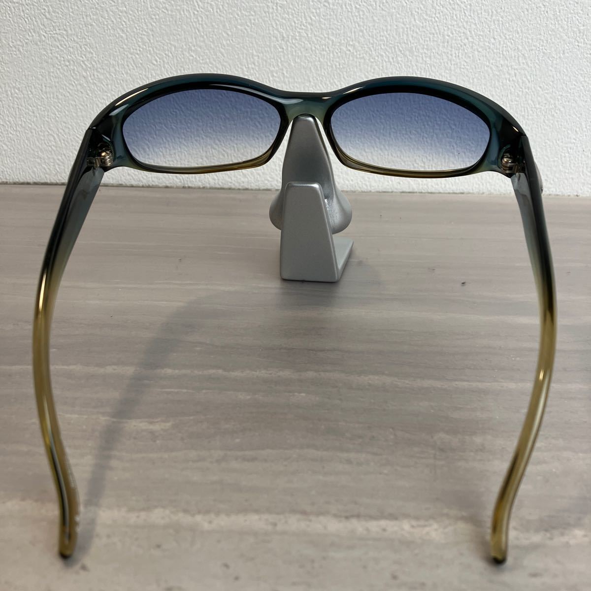 GUCCI グッチ サングラス 眼鏡 メガネ レディース スマート グリーン系 グラデーション フルリムフレーム ブランド品 231208_画像5