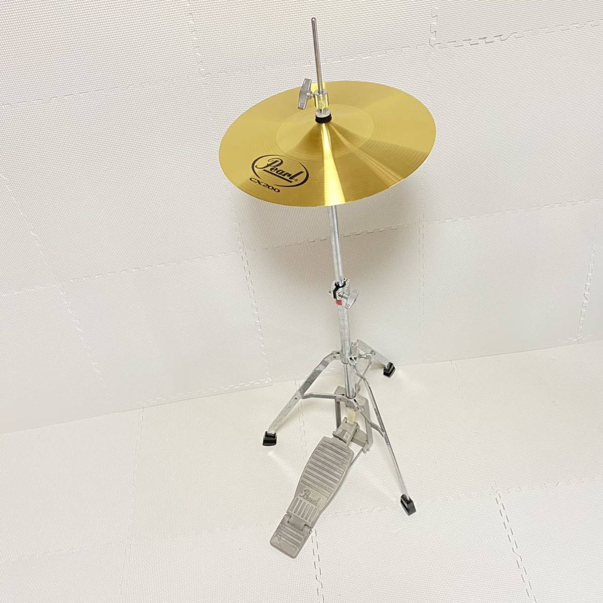 即決☆ Pearl Rhythm Traveler Light ピュアホワイト パール リズムトラベラー ライト RT-5124N ミニドラム パーカッション 【現状品】_画像9