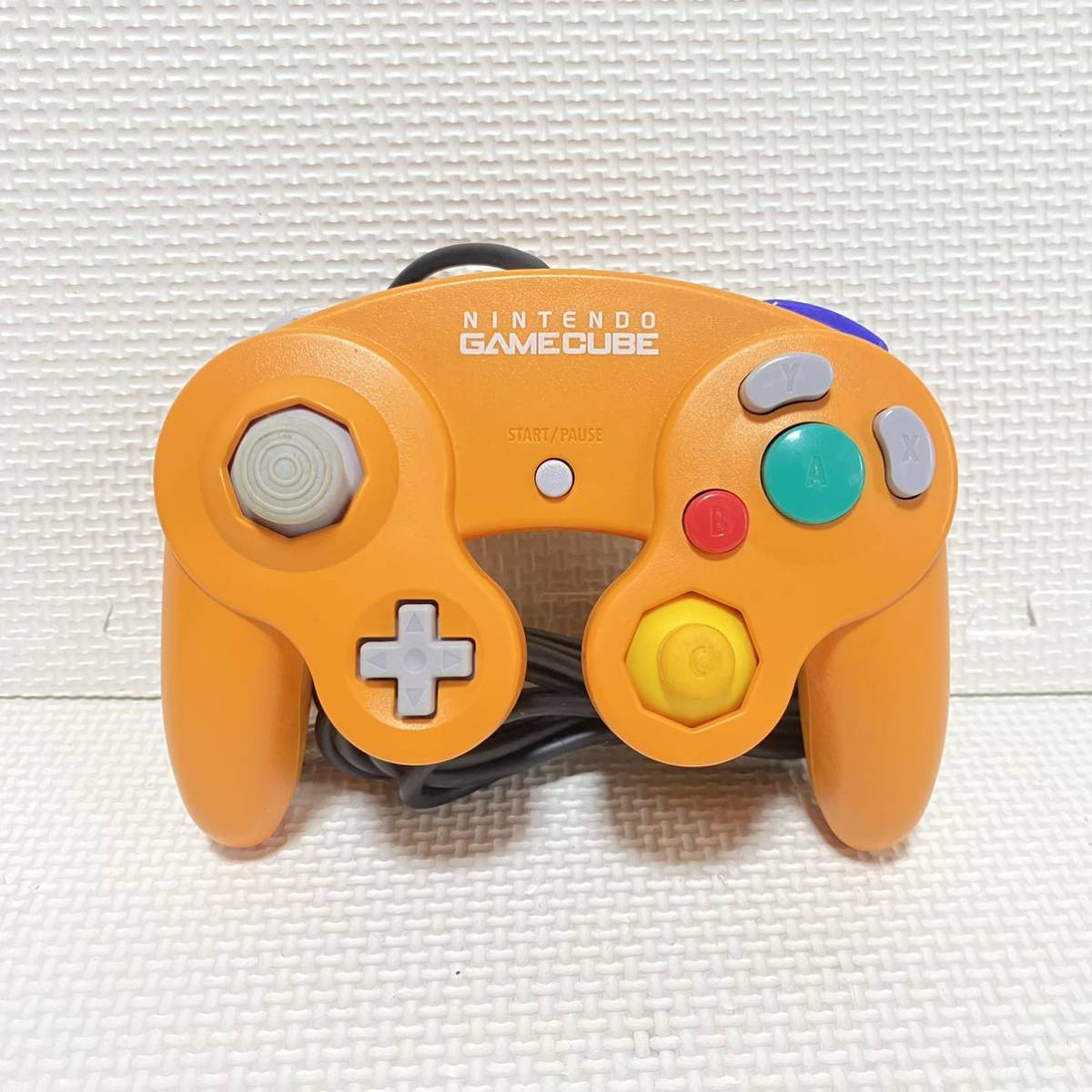 1円☆ Nintendo GAMECUBE オレンジ 任天堂 ゲームキューブ 本体 コントローラー ニンテンドー NGC DOL-001(JPN) アダプタ AVケーブル_画像6