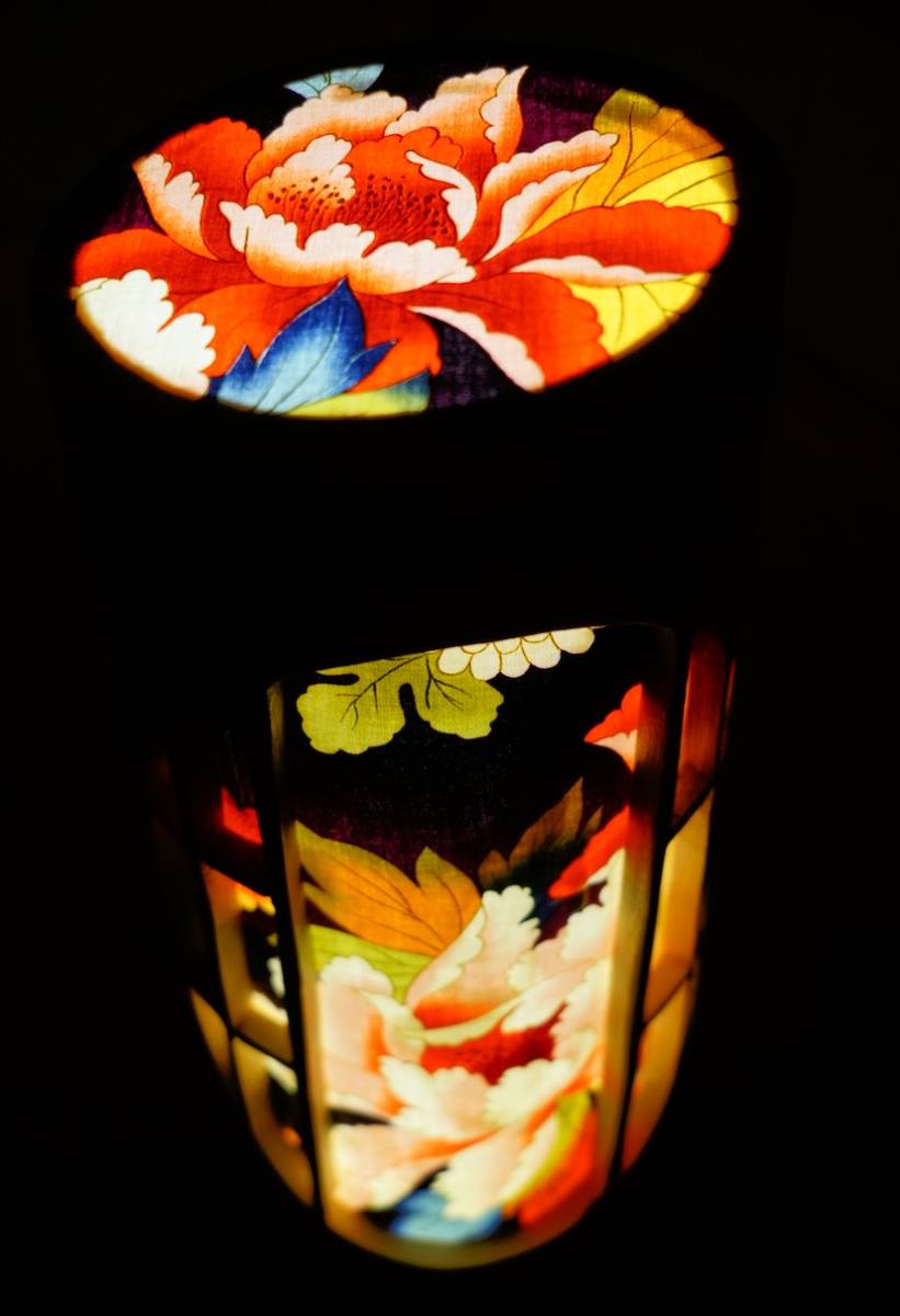 ◆両面彫◆竹灯り・竹あかり・竹灯籠 ~~ 癒しの灯り 華衣ライン★華表裏★~~