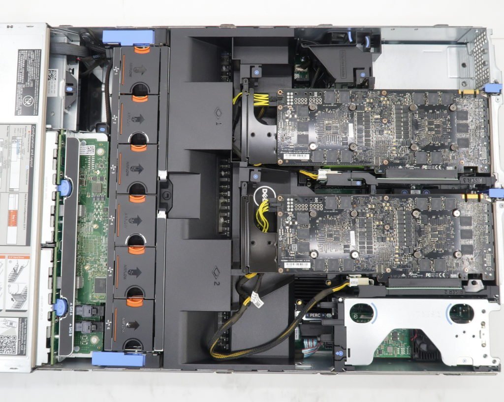DELL PowerEdge R730 Xeon E5-2667 v4 3.2GHz(16スレッドCPUx2基) メモリ384GB 960GBx4(SAS SSD) 1.2TBx8 Tesla M60(x2) の画像3