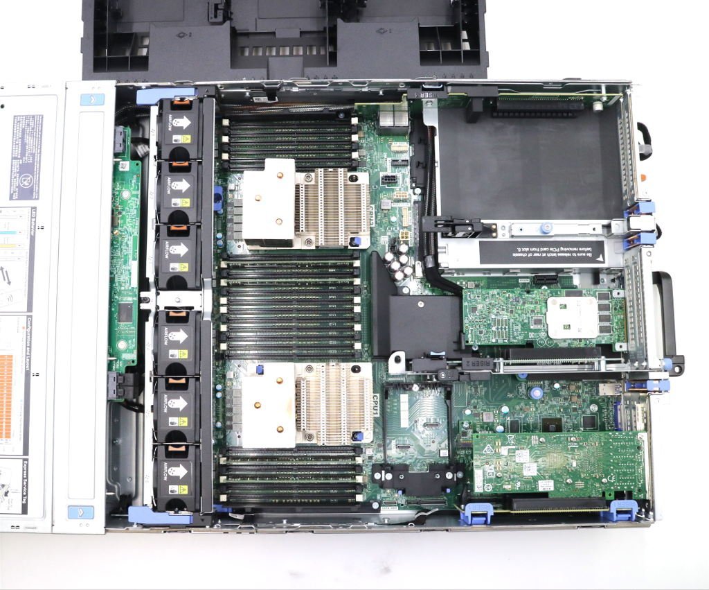 DELL PowerEdge R740xd Xeon Gold 6140 2.1GHz(36スレッドCPU2基) 64GB 960GBx14台(SAS2.5インチSSD/RAID60) AC*2 PERC H740P【沖縄不可】の画像4