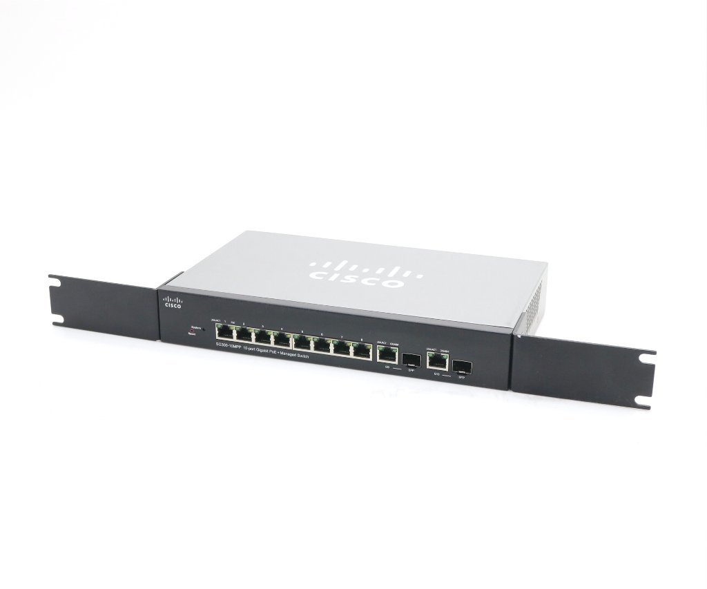 CISCO SG300-10MPP V02 10 порт 1000BASE-T установка L3 переключатель F/W VERSION 1.4.0.88la King держатель оборудован settled установка первый период . settled 