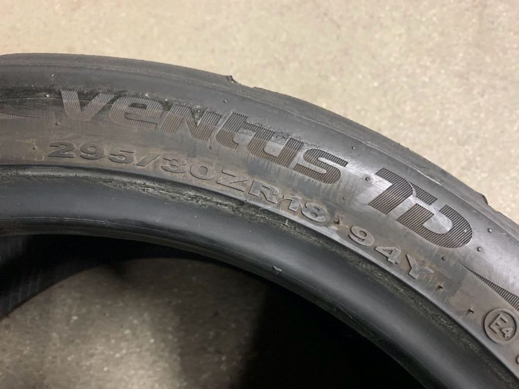 ハンコック VentusTD(ベンタスTD) C70コンパウンド 295/30R18 Sタイヤ 2本セット_画像4