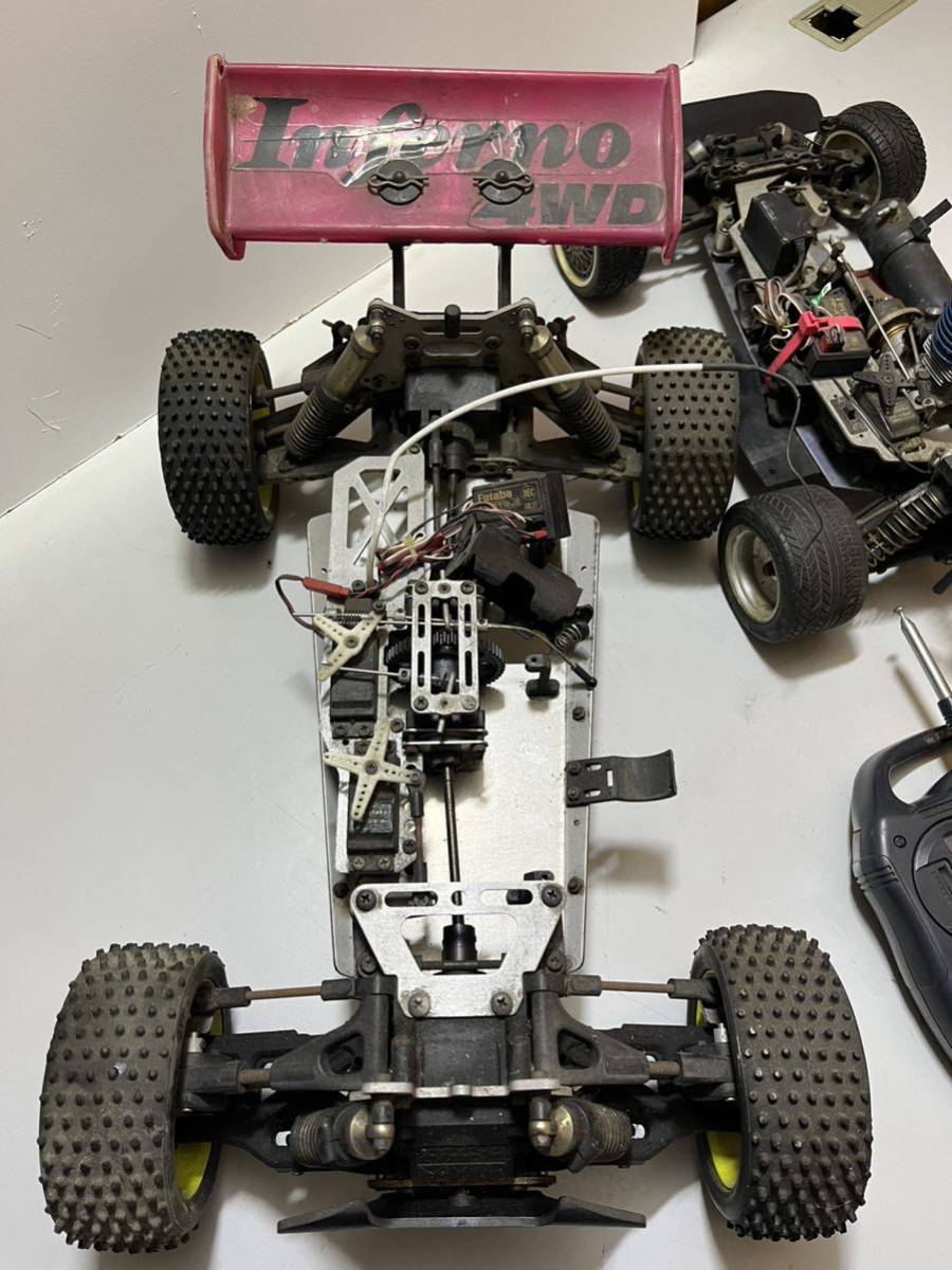 KYOSHOインファーノ 4WD /SANWA サンワ SABER sportコントローラー /その他KYOSHO/まとめて3点_画像2